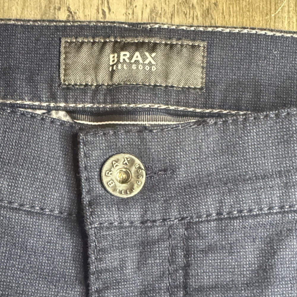 Brax Cooper Fancy Navy Pants View 6